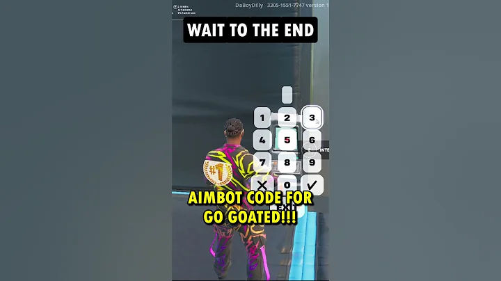 AIMBOT CODE FOR GO GOATED🔥🔥 #fortnite #shorts #gogoated #aimbot