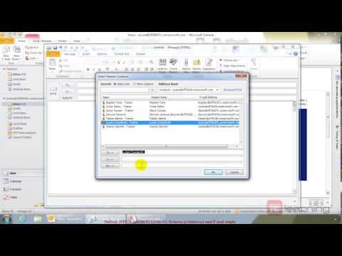 Demo lectie Outlook 2010 - Scrierea si trimiterea unui E-mail simplu