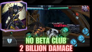 2 Billion Damage with Batman Ninja Batman 🔥🔥🔥| On Ice | Injustice 2 Mobile