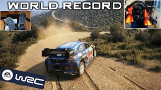 [World Record] Ford Puma Rally1 (Rally Sardegna) | EA Sports WRC | T300RS + TH8A