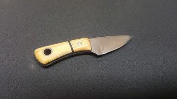 Knife Making: Neck Knife from Old Saw Blade