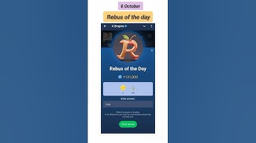REBUS OF THE DAY/X EMPIRE GAME (6 OCTOBER) #crypto #elonmusk #xempireyoutubecode
