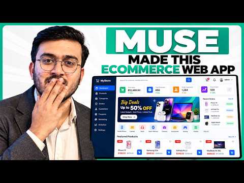I Built Ecommerce Store with Muse AI in Minutes - No Code Google Sheets Web App