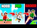 NOOB VS PRO VS HACKER IN SUPER JUMP SIMULATOR