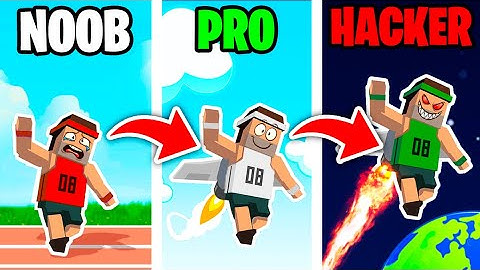 NOOB VS PRO VS HACKER IN SUPER JUMP SIMULATOR