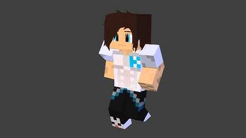 Minecraft Walk Cycle Animation Test