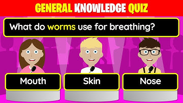 ✅  Can YOU CRUSH this GENERAL KNOWLEDGE QUIZ?! - 40 Trivia Questions | 25-101