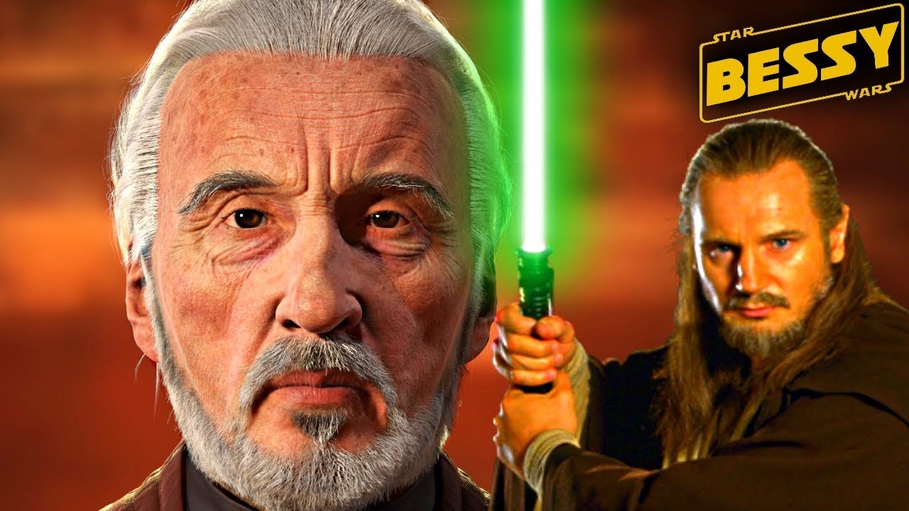 Count Dooku's Reaction to Qui Gon Jinn's Death - Star Wars Explained 