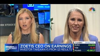 Zoetis CEO Kristin Peck on CNBC's Squawk on the Street: Q3 2023 Financial Results by Zoetis 880 views 6 months ago 5 minutes, 6 seconds