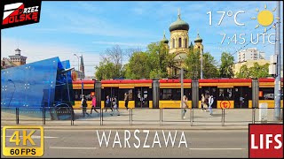 4k POLAND🚶🏽‍♂️#WALK ~ WARSAW ~ Dworzec Wileński - Plac Hallera 🚇 ~ 60fps #PrzezPolskę
