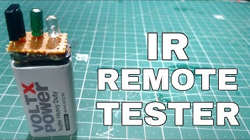 How To Make IR Remote Tester