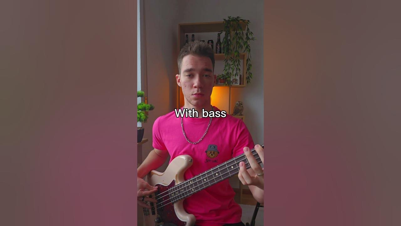 With bass vs No bass #bass