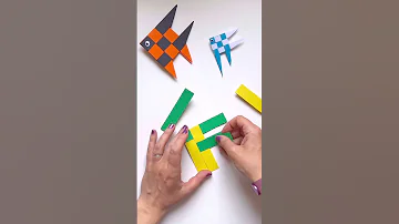 Easy Woven Fish Craft 
