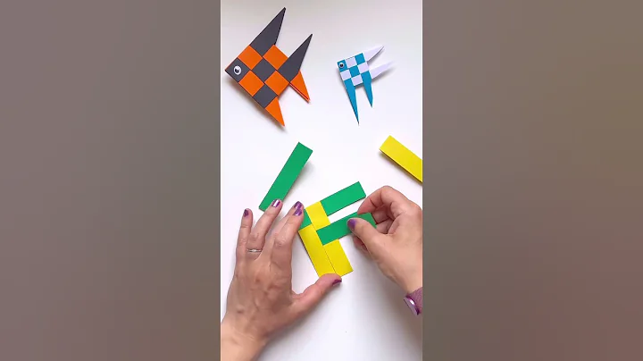 Easy Woven Fish Craft 🐠🐟