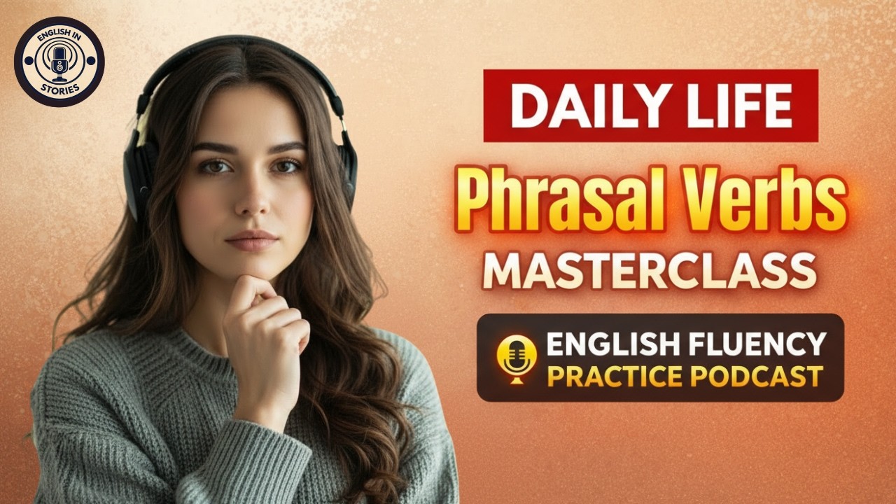 Daily Life Phrasal Verbs Masterclass | English Fluency Practice Podcast