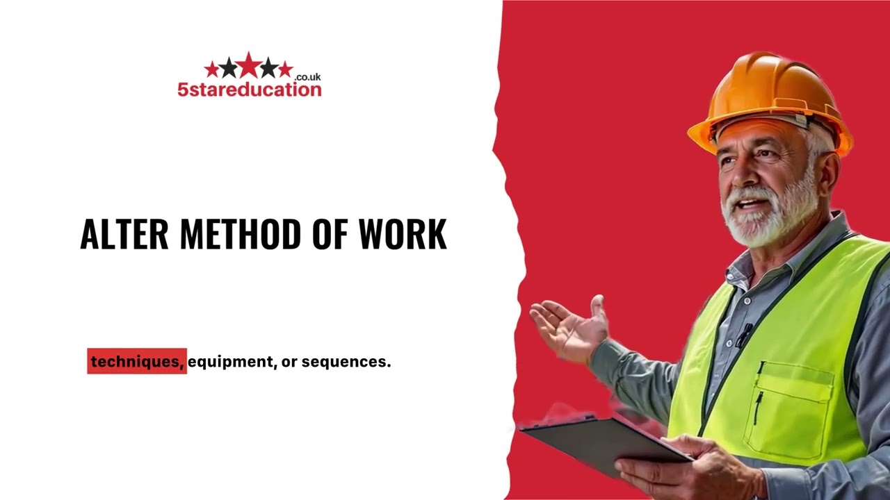 Level 6 NVQ CSM - ALTER METHOD OF WORK