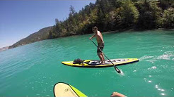 Paddle Boarding Kalamalka Lake, Okanagan BC, Canada - FULL MOVIE