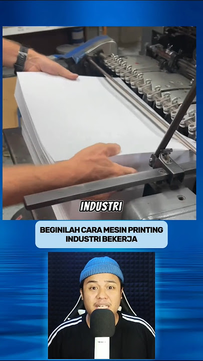 TERNYATA BEGINILAH CARA MESIN PRINTING INDUSTRI BEKERJA #faktamenarik #faktadunia