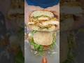 Chicken cutlet Sandwich on ciabatta with pesto, spicy eggplant, and Parmesan crisps 🍗🌶️🍆 #recipe