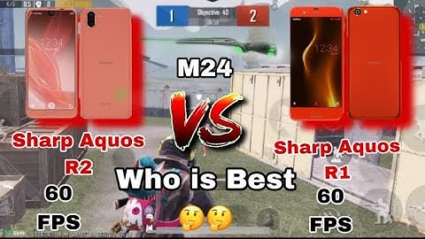 SHARP AQUOS R1 60 FPS | VS | SHARP AQUOS R2 60 | WITH M24 | WHICH ONE IS BETTER | #bgmi #trending