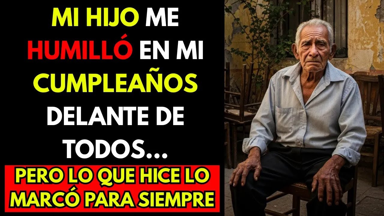 Mi Hijo Me Humilló en Mi Cumpleaños Delante de Todos… Pero Lo Que Hice Lo Marcó Para Siempre