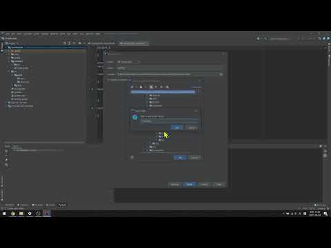 Making multi module project with Intellij 2021.1.2.