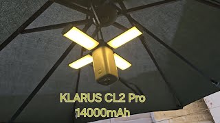 KLARUS CL2 Pro 14000mAh LED flashlight- Unboxing #flashlight #powerbank #led #camping