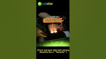 Butterfly solar light 1.5W/4W/8W supportive, iF design award with unique shape