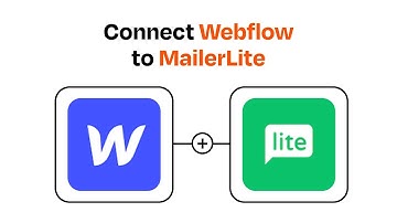 How to connect Webflow to MailerLite - Easy Integration