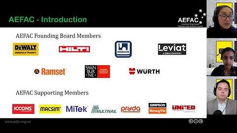 AS 5216:2021 SEMINAR | Seismic Design of Fasteners | AEFAC