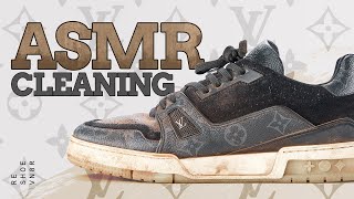 How To Clean: LEATHER SHOES (Louis Vuitton Monogram) – Clyde Premium Shoe  Cleaner