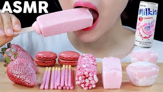 ASMR Strawberry Desserts Eatin…