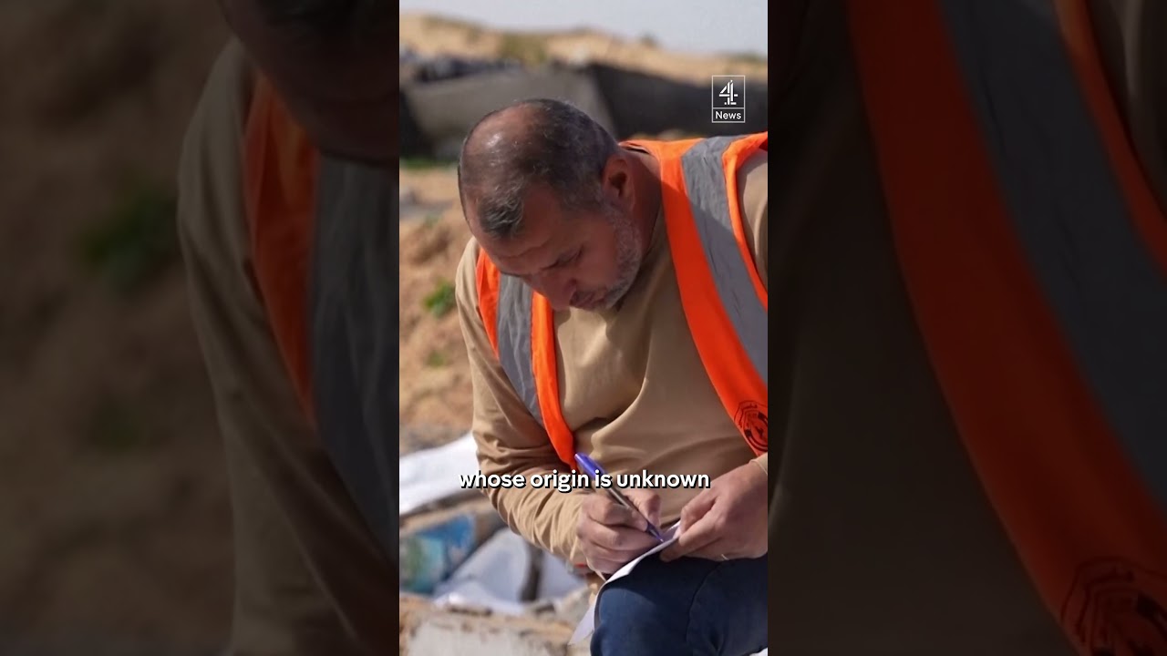 Mass burial for unidentified Palestinians