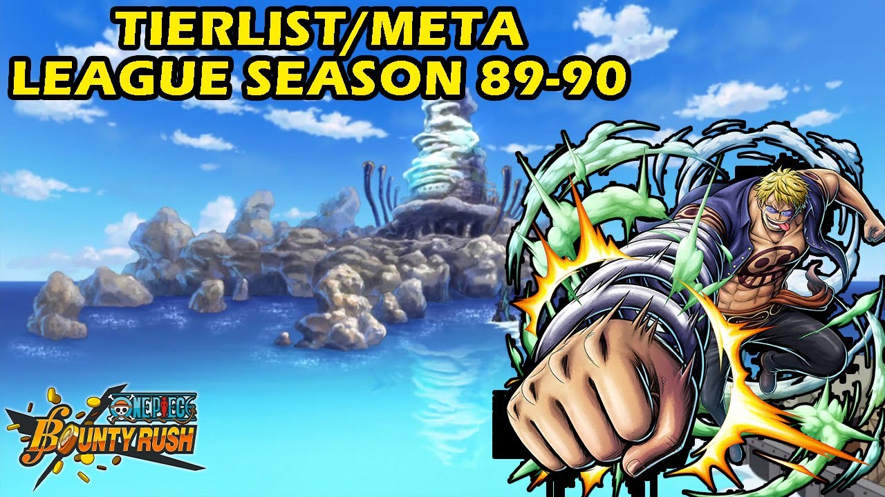 TIER LIST SEASON 89 UPDATED ONE PIECE BOUNTY RUSH / OPBR 