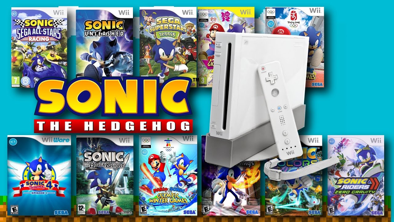 Todos los juegos de Sonic para Nintendo Wii 