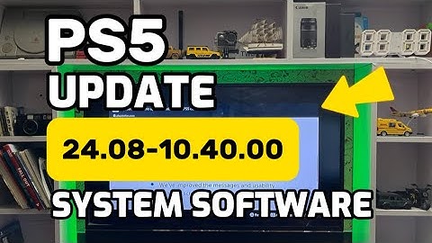 New PS5 System Software Available Now UPDATE 24.08-10.40.00 Improved Data Transfer PS5