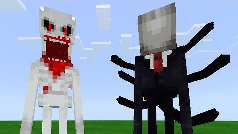 SCP-096 Vs. Slenderman in Minecraft PE