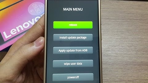 How To Hard Reset Lenovo K6 power