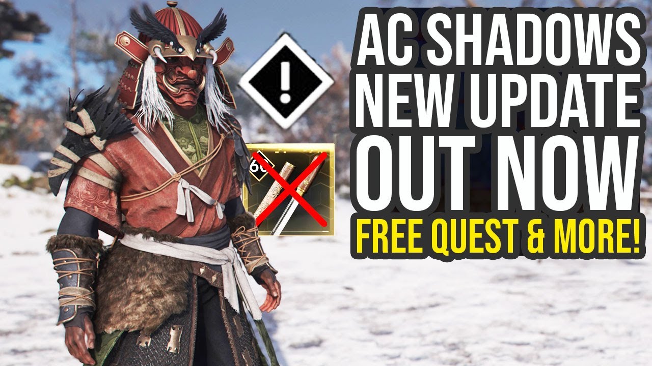 Assassin's Creed Shadows Update Adds Free Quest & More... (AC Shadows ...