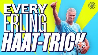 EVERY HAALAND HAT-TRICK! | The Norwegian striker has bagged 7 hat-tricks for City!