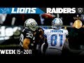 Megatron Comes Through in the Clutch (Lions vs. Raiders, 2011) | NFL Vault Highlights