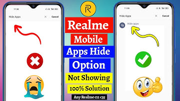 Realme Mobile - Apps Hide Option Not Showing | Realme Mobile Apps Hide Feature Missing 100% Solution