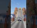 Beamng drive crashes - chained Hydraulic vs car part 134 #beamngdrive  #youtubeshorts #shorts