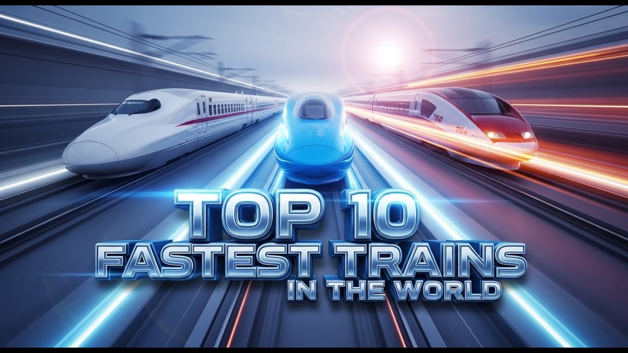 Top 10 Fastest Trains Ever Built | Engineering Wonders Documentary ...