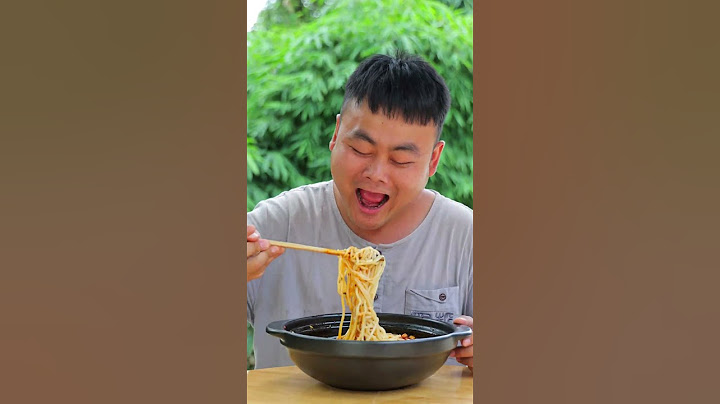Songsong Turn ordinary noodles into Chongqing noodles in 1 second, mukbang