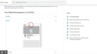 YouTube Masthead - Display Specs Help