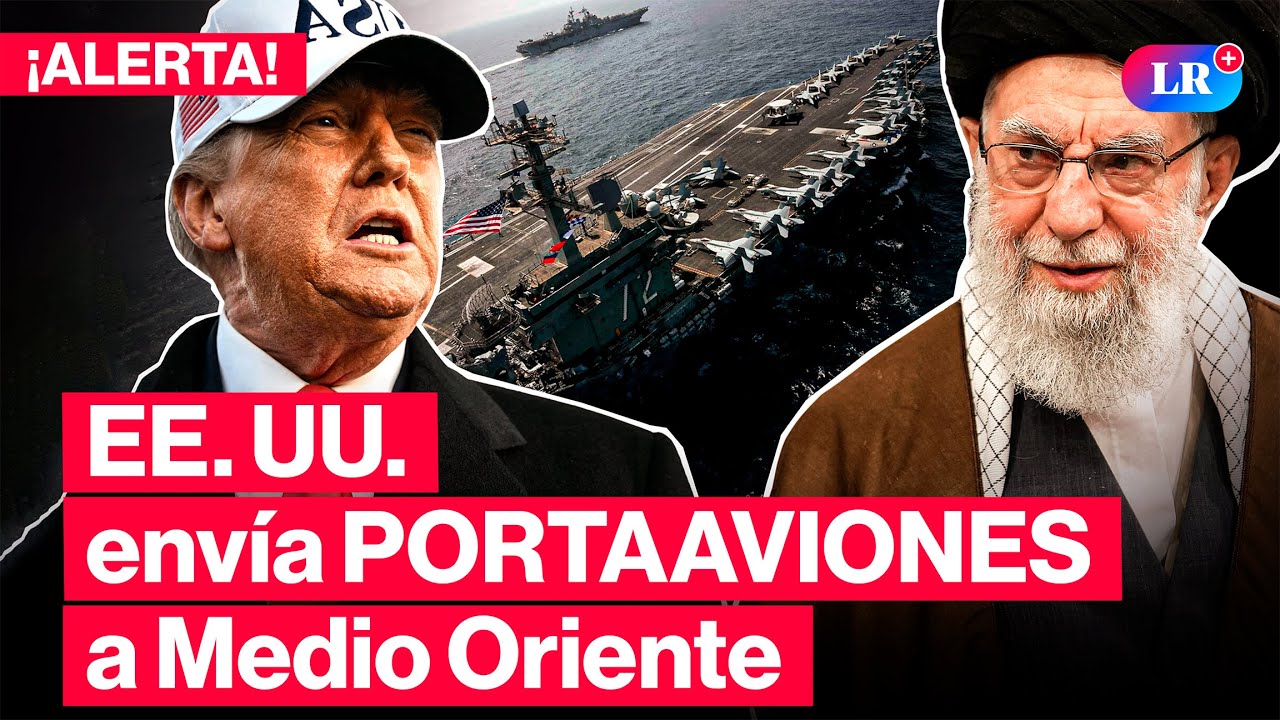 🔴EE. UU. envía PORTAAVIONES a MEDIO ORIENTE tras AMENAZAS a Irán  | 