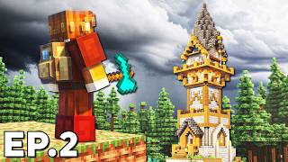 I Built a Castle in REALISTIC Minecraft