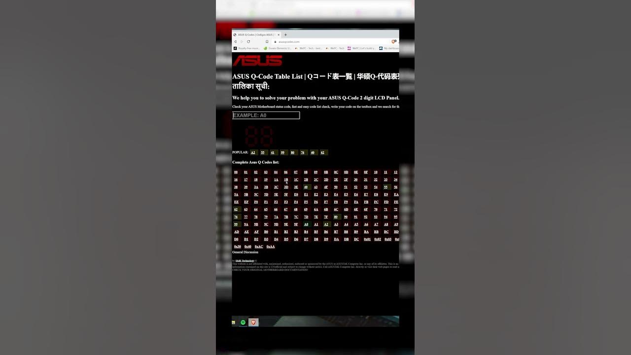 Website That You Need! Asus Q codes YouTube