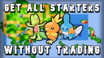 Get All Starters in Pokemon Emerald (ACE Method)